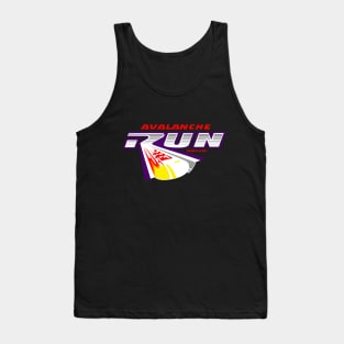 Avalanche Run Bobled Coaster Ride Tank Top